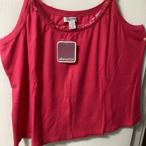 Women’s Plus Size 4x Sequin Tank Top - Picture 1 of 4